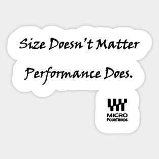 Size does not matter Sticker